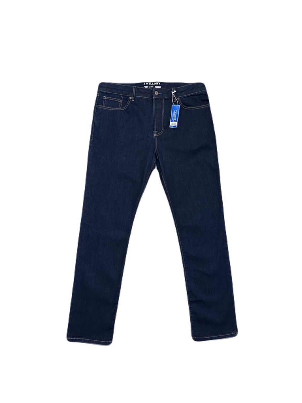 Twillory Technical Denim Jeans Mens 36x30 Blue Stretch Trim Fit Performance